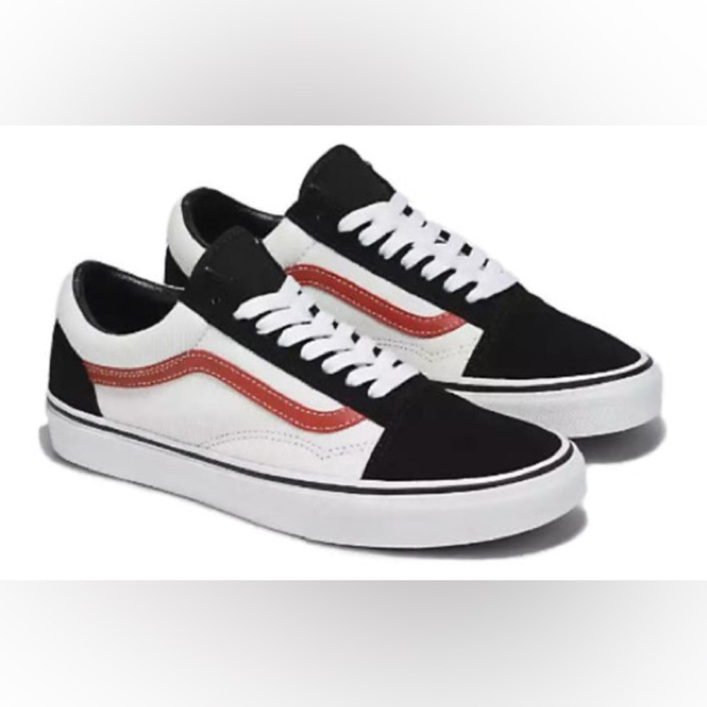 Vans Old Skool Mini Cord Unisex Sneakers - Black/White;